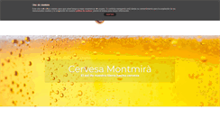 Desktop Screenshot of cervesamontmira.com